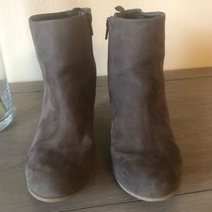 Taupe Booties Size 8